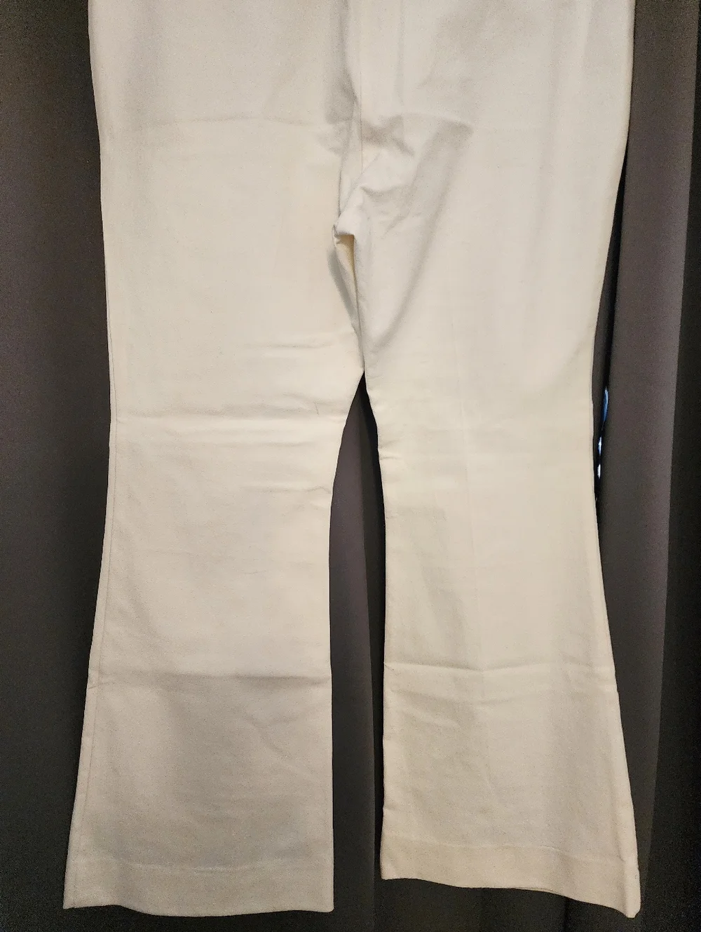 Derek Lam IO Crosby Cream Flare Pants $365 Old Money Quiet Luxury Sz 20 NWT - Picture 6 of 15
